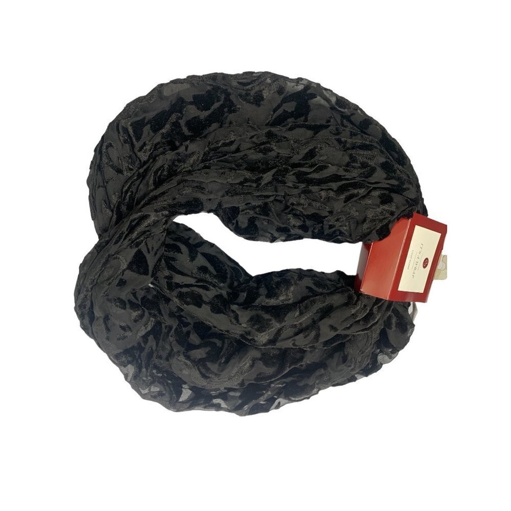 Dressbarn Women's Black Wrap Scarf - Picture 3 of 3